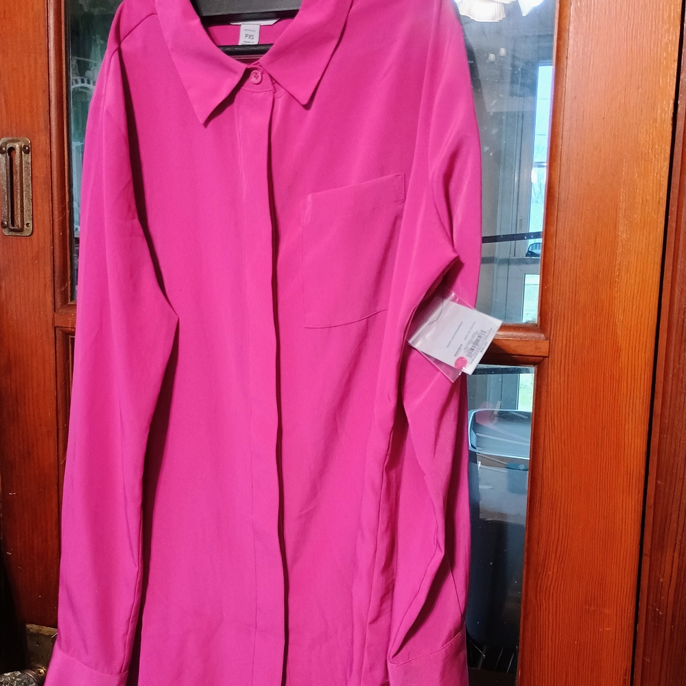Nine West Fuchsia Blouse